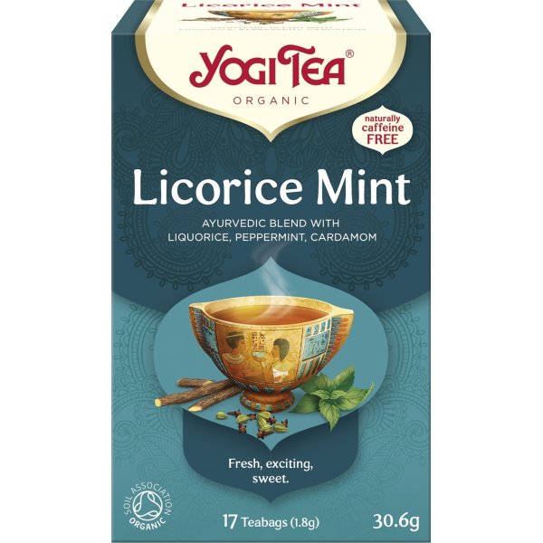 Yogi Tea Licorice Mint 17 breve købes hos Lomax idag! Lomax A/S