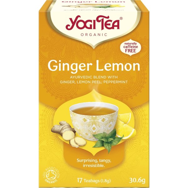 Yogi Tea Ginger Lemon te, 17 breve
