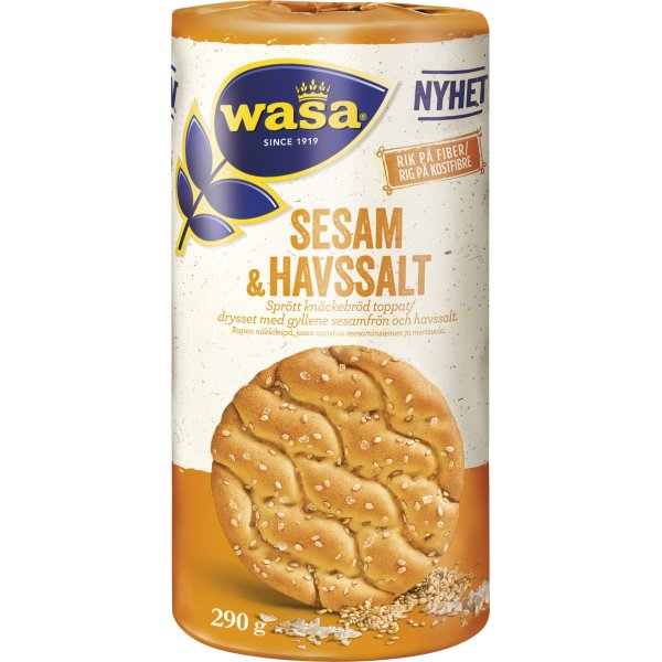 Wasa Runda Sesam og Havsalt Knækbrød, 290 g