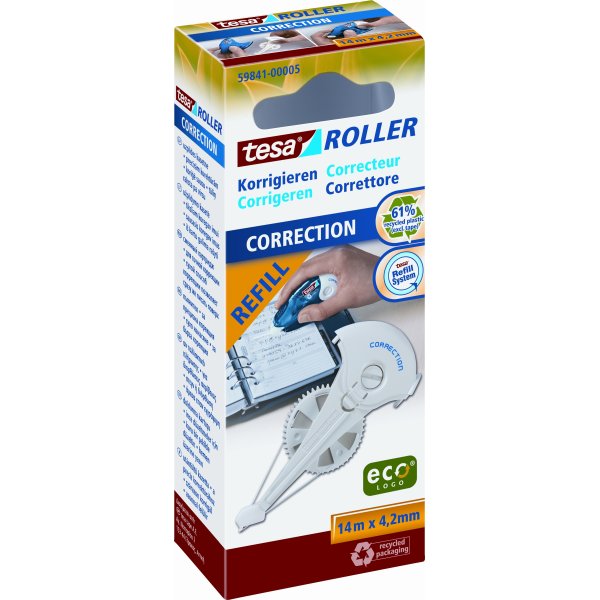 tesa ecoLogo Rettetape refill | 4,2mm