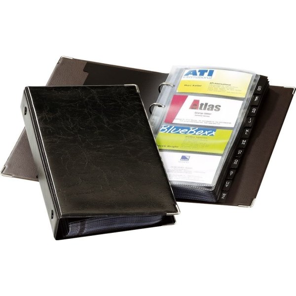 Durable Visifix visitkortmappe til 96 kort, ringm.