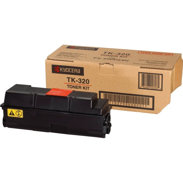 Kyocera TK320 lasertoner, sort, 15000 s