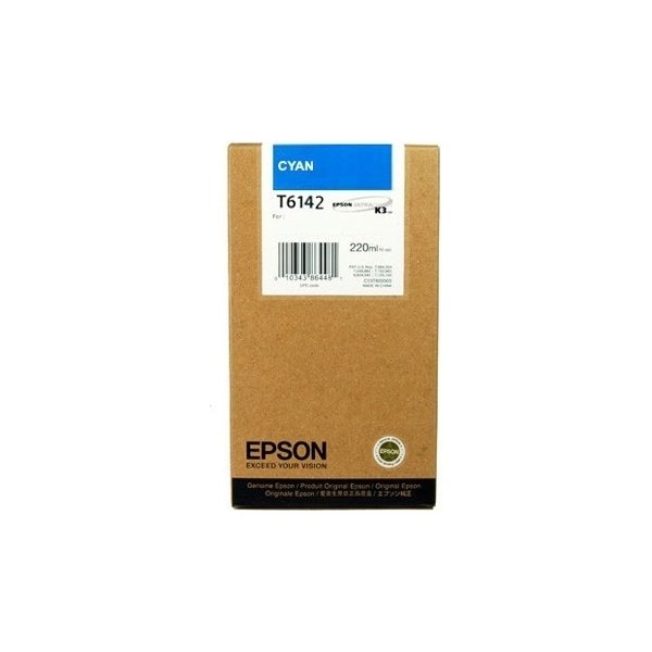 Epson C13T614200 blækpatron, blå, 220ml