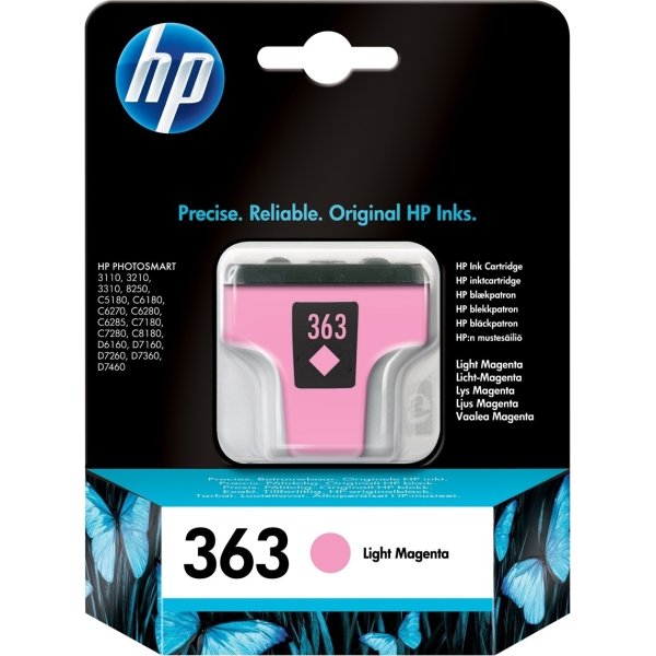 Hp 363/C8775EE blækpatron, light rød, 230s