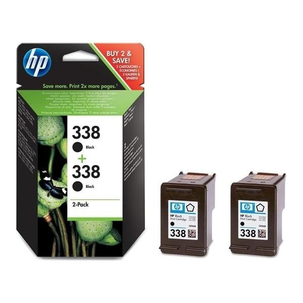 HP 338/CB331EE blækpatron, sort, 2x 480s