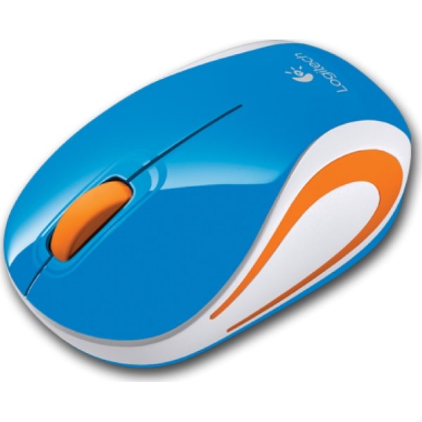 Logitech Wireless Mini Mouse M187, blå