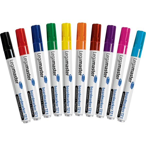 Legamaster TZ-1 Whiteboard Marker | 10 farver