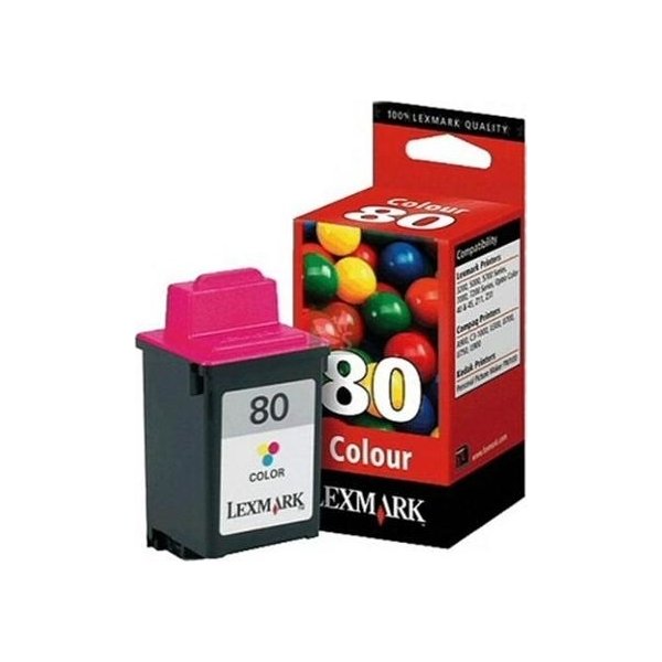LEXMARK 12A1980 blæk, Color (200 sider)