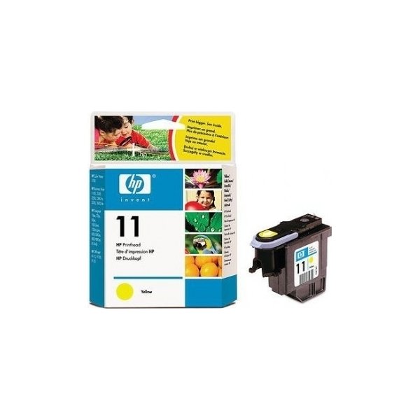 HP nr.11/C4813A printhoved, gul, 24000s