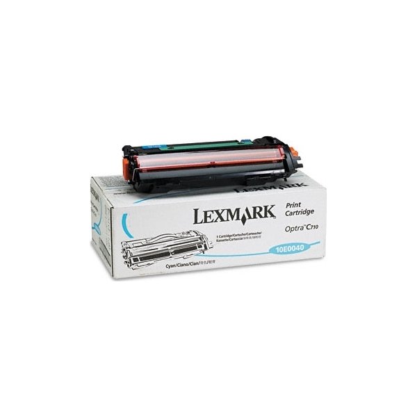Lexmark 0010E0040 lasertoner, blå, 10000s
