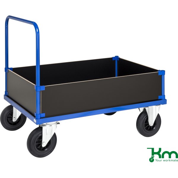Flexi 330 4 lave sider, 120x80x26, Blålakeret stål