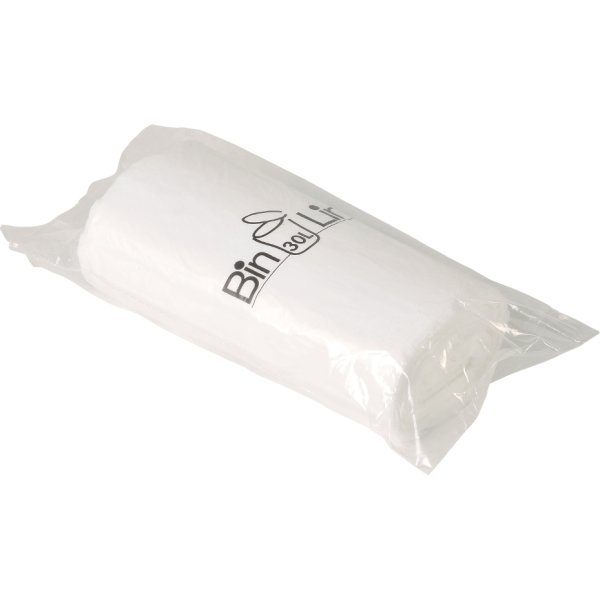 Spandeposer m/stjernebund 30L, 47x84cm, 10my, Hvid