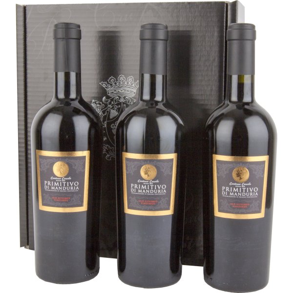Primitivo Di Manduria Doc Puglia 3 Stk I Gaveaeske Lomax A S