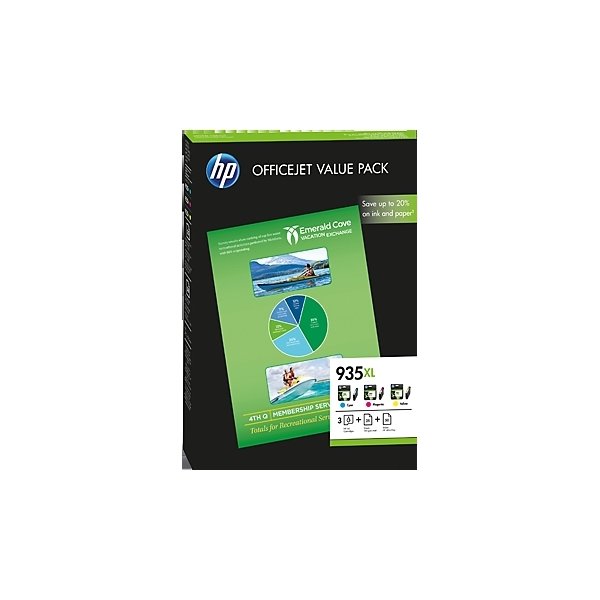 HP 935XL/F6U78AE CMY Ink Cartridge OVP Value Pack