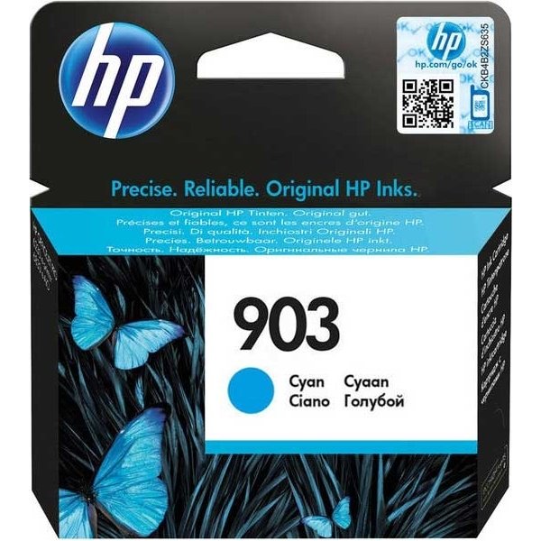 HP no 903 T6L87AE blækpatron, cyan 315 sider