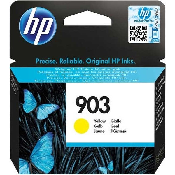 HP no 903 T6L95AEblækpatron, gul 315 sider