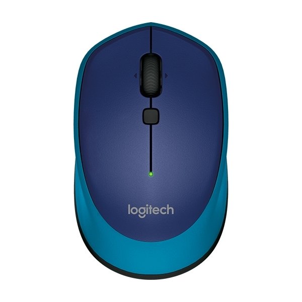 Logitech M335 Trådløs mus 2,4 GHz, blå