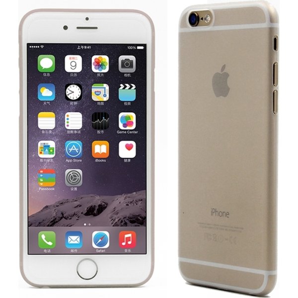 Twincase iPhone 6S case, transparent hvid
