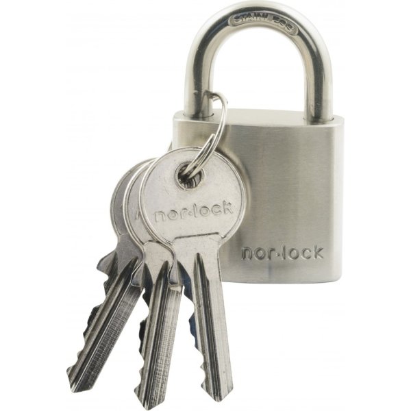 Nor-Lock hængelås m/nøgle, 32 mm
