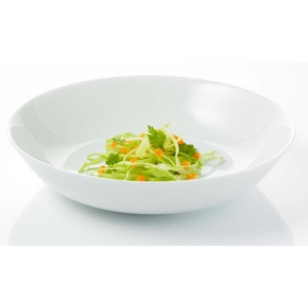 Aida Atelier Super White Dyb Tallerken, 21 cm