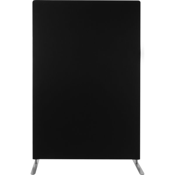 Easy skærmvæg H125xB100 cm sort, inkl. ben