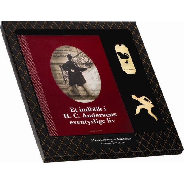 H.C. Andersen Gaveæske med bog og ophæng
