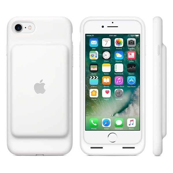 Apple Smart Battery Case til iPhone 7, Hvid