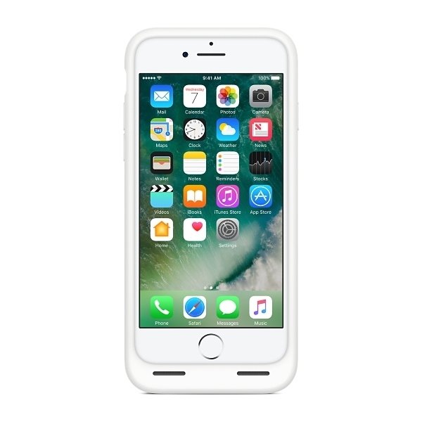 Apple Smart Battery Case til iPhone 7, Hvid
