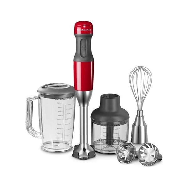 KitchenAid Multifunktionel Stavblender, Rød