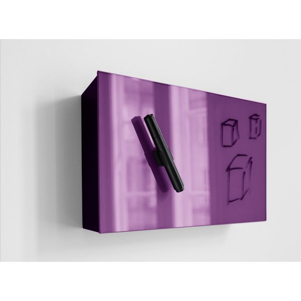 Lintex Mood box i sort alukorpus og hvid front