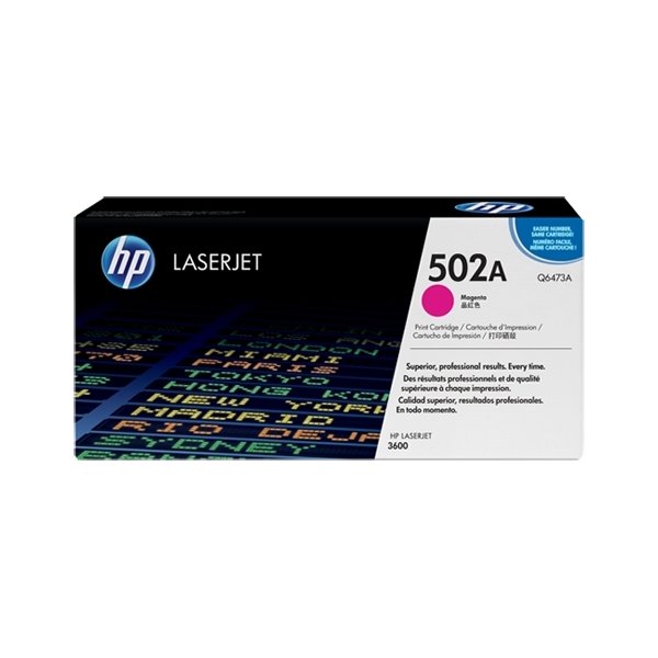 HP 502A/Q6473A lasertoner, rød, 4000s