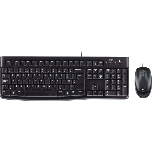 Logitech MK120 kablet mus/tastatursæt