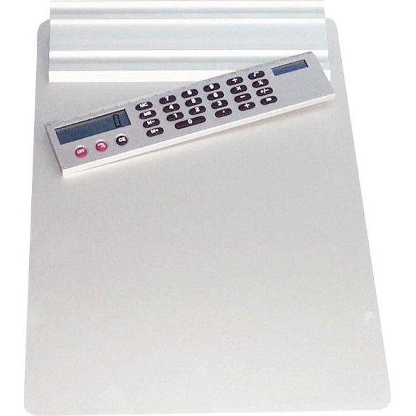 Clipboard med lommeregner og lineal