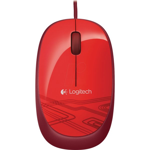 Logitech M105 ledningsmus, rød