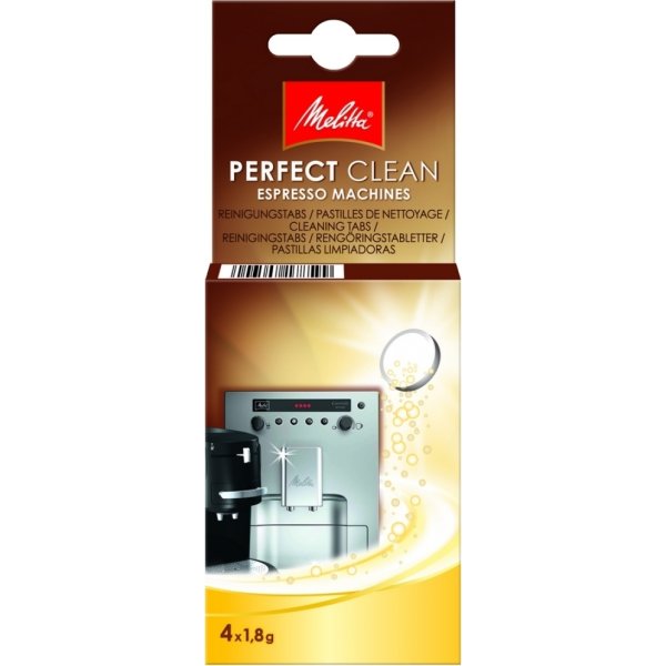 Melitta Espresso rengøringstabs, 4 x 1,8 gram