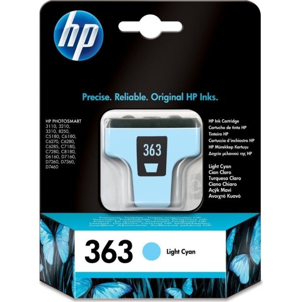 HP 363/C8774EE blækpatron, light blå, 220s