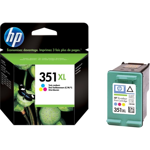 HP 351/CB338EE XL blækpatron, farve, 510s