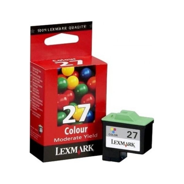 Lexmark 27/10NX227E blækpatron, farve, 140s