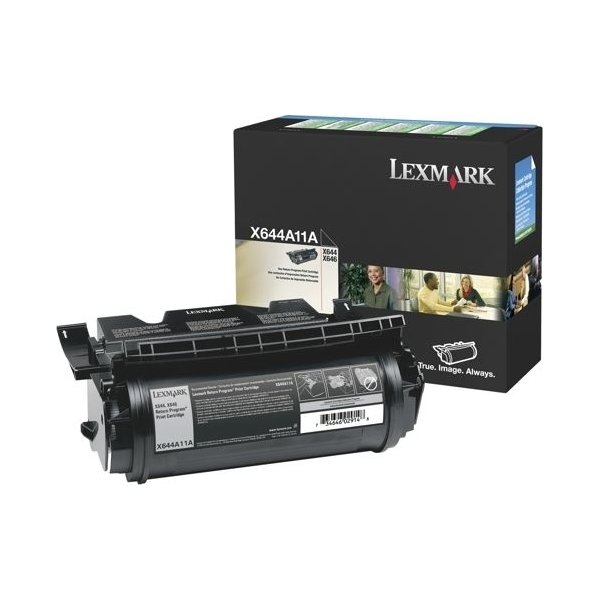 Lexmark X642H31E lasertoner, sort, 21000s