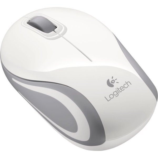Logitech Wireless Mini Mouse M187, hvid