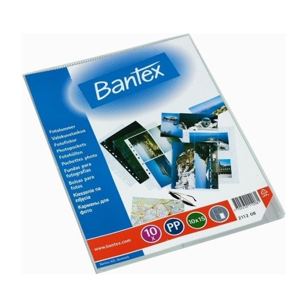 Bantex Fotolomme | 10x15 cm | Højformat | 25 stk.