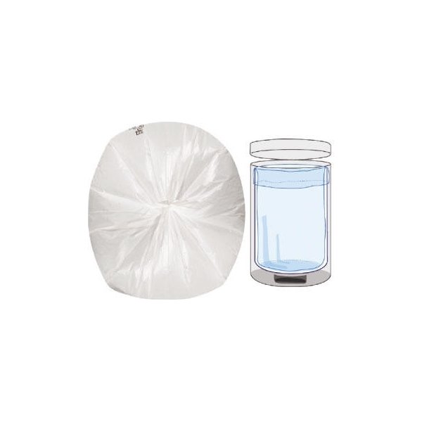 Spandeposer m/stjernebund 40L, 60x90cm, 10my, Hvid