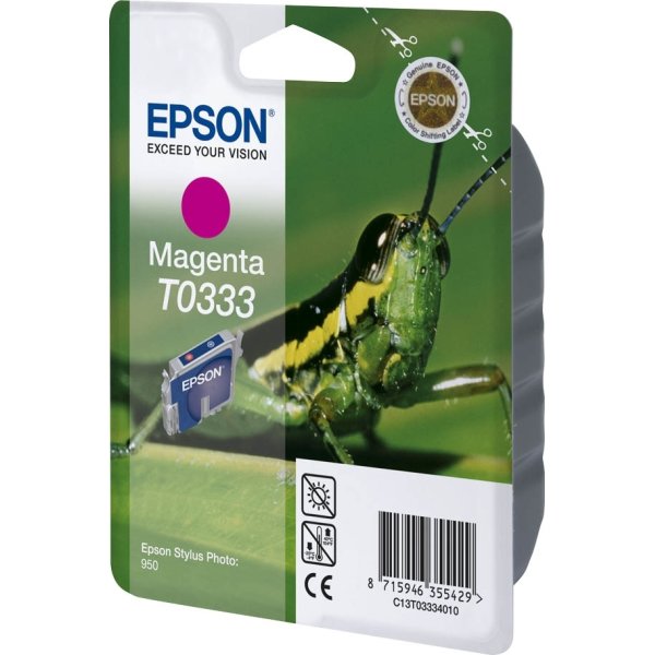 Epson nr.T033/C13T03334010 blækpatron, rød, 450s