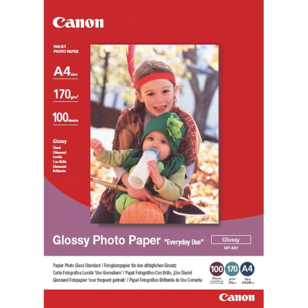 Canon GP-501 blank inkjetfoto, 10x15cm/170g/100ark