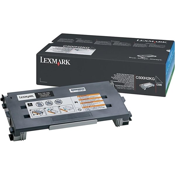 Lexmark 0C500S2MG lasertoner, rød, 1500s