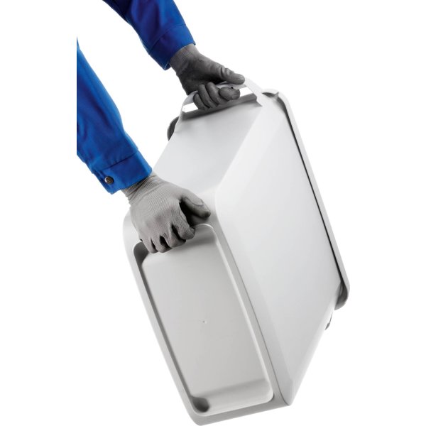 Affaldsspand 60 l, (HxBxD) 555x285x615, Grå