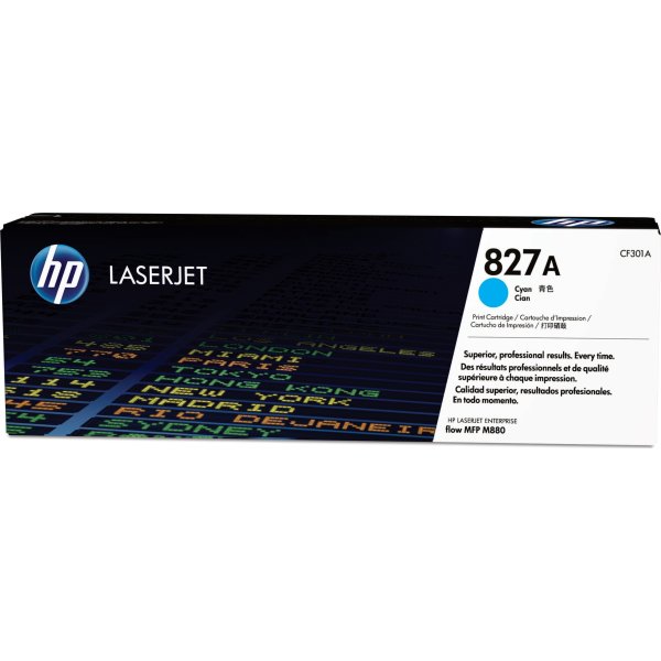 HP no 827A CF301A lasertoner, blå, 32000s