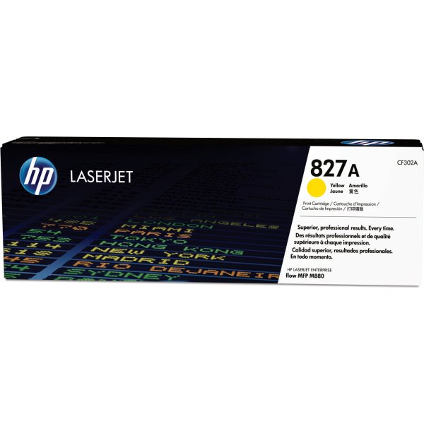 HP 827A/CF302A lasertoner 32.000s, gul