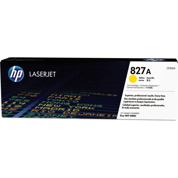 HP no 827A CF302A lasertoner 32.000s, gul