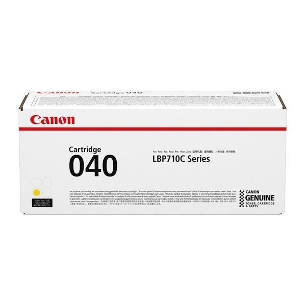 Canon 040/0454C001 lasertoner, 5400 sider, gul